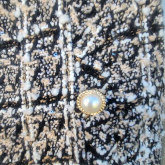 Shein Tweed Plaid Multicolored Mini Skirt Size 6 - Picture 4 of 6